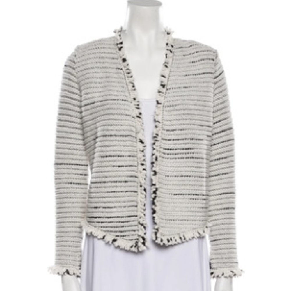 Nic+ Zoe Striped Evening Jacket